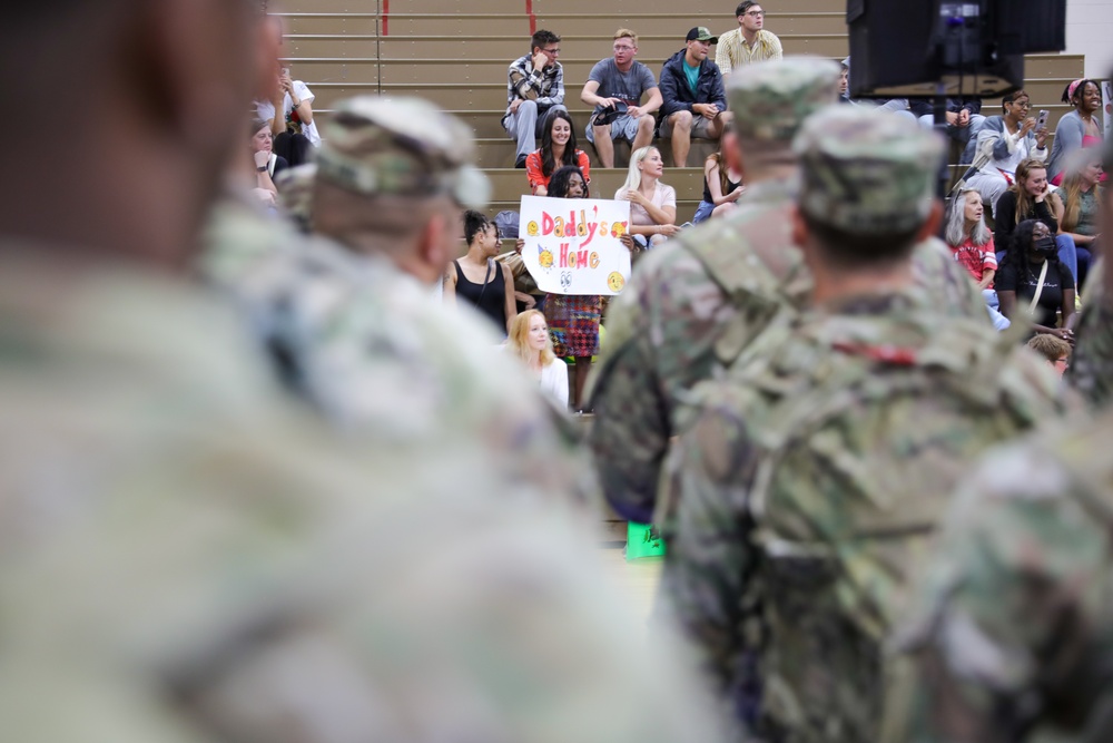 1st Armored Brigade Combat Team Soldiers Return From Germany Deployment