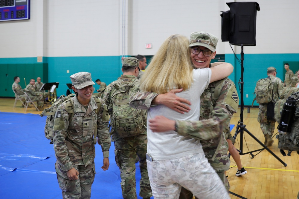 1st Armored Brigade Combat Team Soldiers Return From Germany Deployment