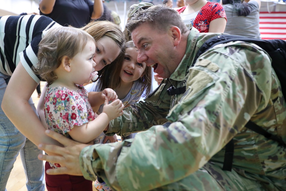 1st Armored Brigade Combat Team Soldiers Return From Germany Deployment