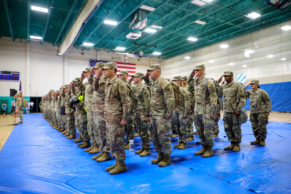 1st Armored Brigade Combat Team Soldiers Return From Germany Deployment