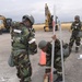 100th CES simulate repair of damaged runway during CBRNE exercise