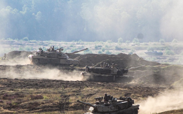 1-68 AR conducts an Abrams platoon live-fire exercise