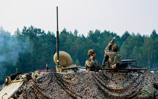 1-68 AR conducts an Abrams platoon live-fire exercise