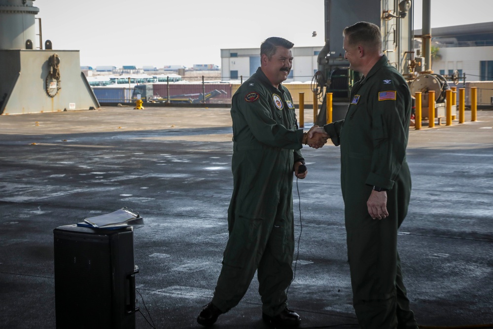 USS Lewis B. Puller Holds Change of Command