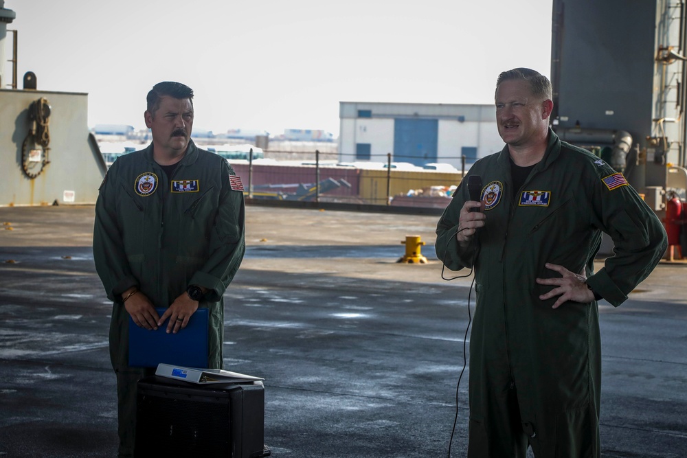 USS Lewis B. Puller Holds Change of Command