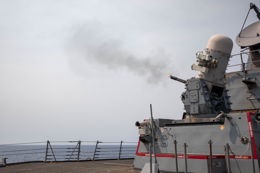 The USS Bainbridge is on a scheduled deployment in the U.S. Naval Forces Europe area of operations, employed by U.S. Sixth Fleet to defend U.S., Allied and Partner interests.