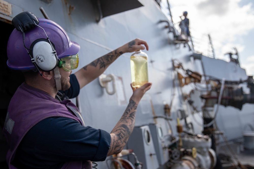 The USS Bainbridge is on a scheduled deployment in the U.S. Naval Forces Europe area of operations, employed by U.S. Sixth Fleet to defend U.S., Allied and Partner interests.