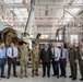 SECNAV visits the F-18 Service Life Modification line site