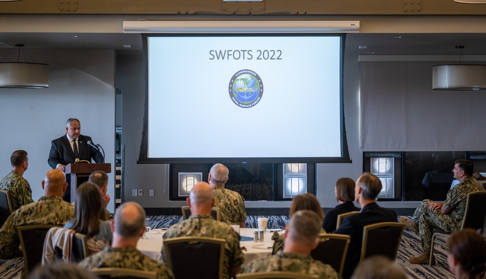 SECNAV speaks at Surface Warfare Flag Officer Training Symposium