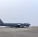 B-52H Stratofortress covered in fog on the flight line