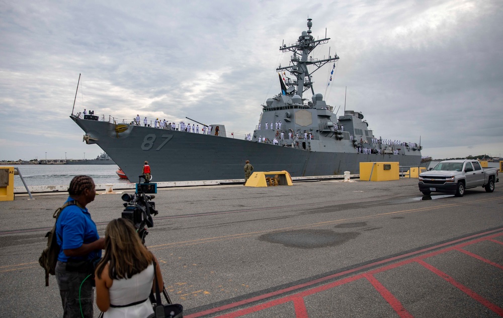 USS Mason (DDG 87) Homeport Shift