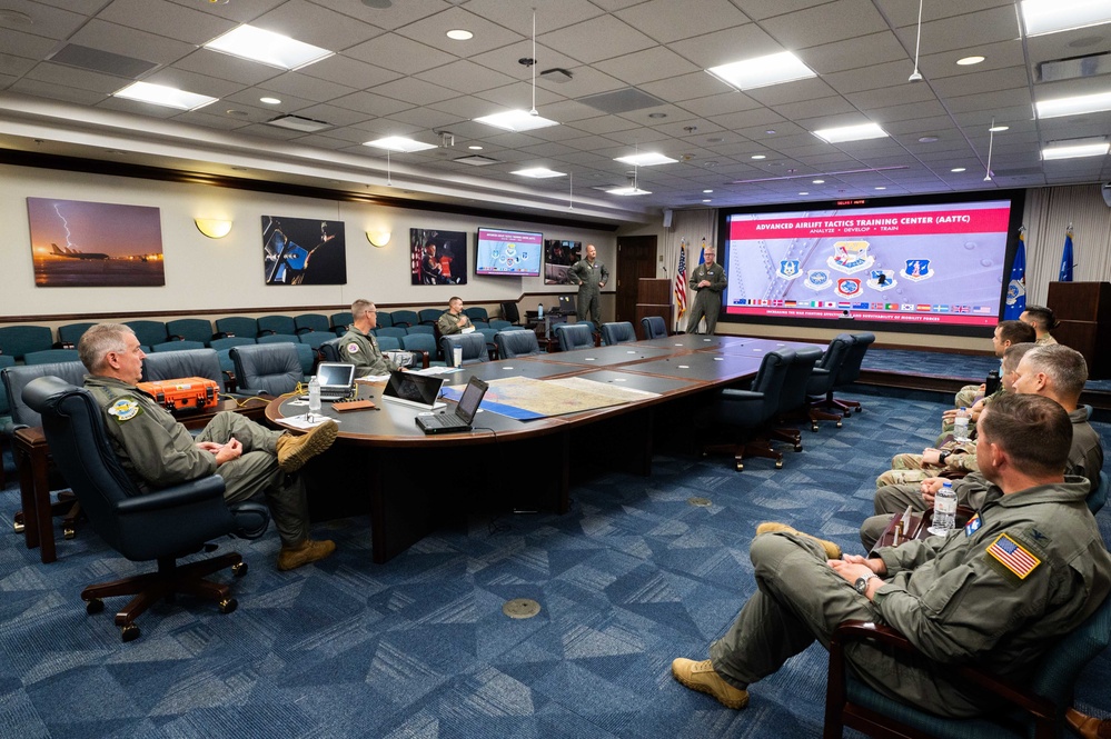AATTC briefs AMC commander on future combat training course