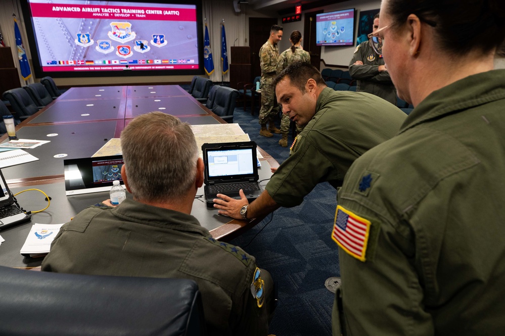 AATTC briefs AMC commander on future combat training course