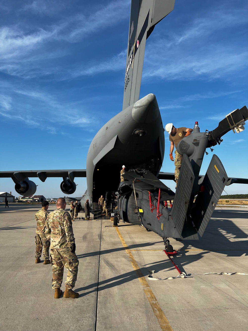 NY Air National Guard loadout for Operation Tapio mission