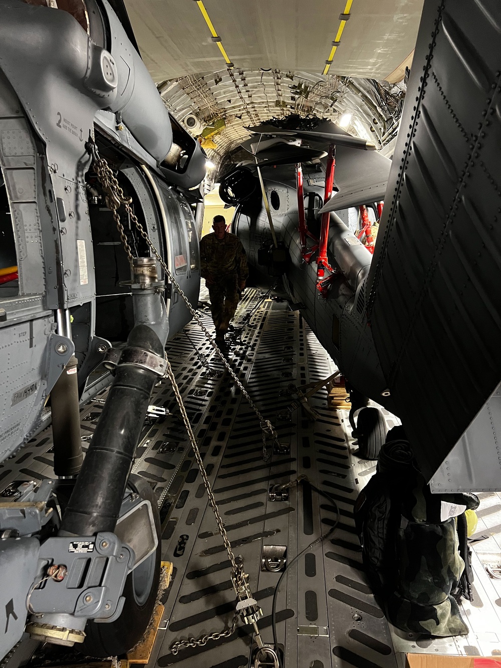 NY Air National Guard loadout for Operation Tapio mission