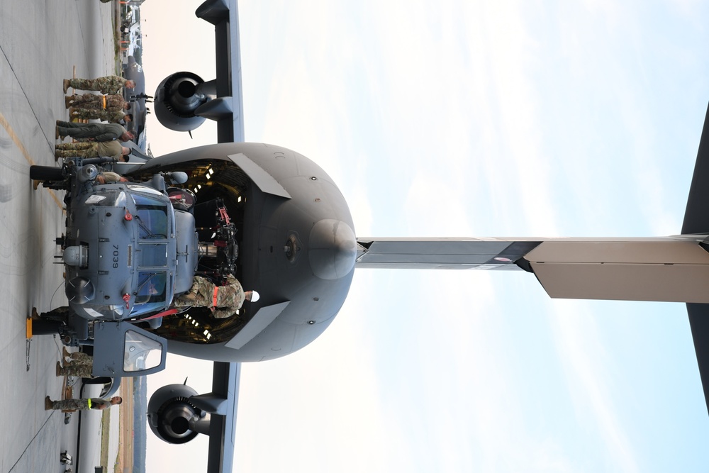 NY Air National Guard loadout for Operation Tapio mission