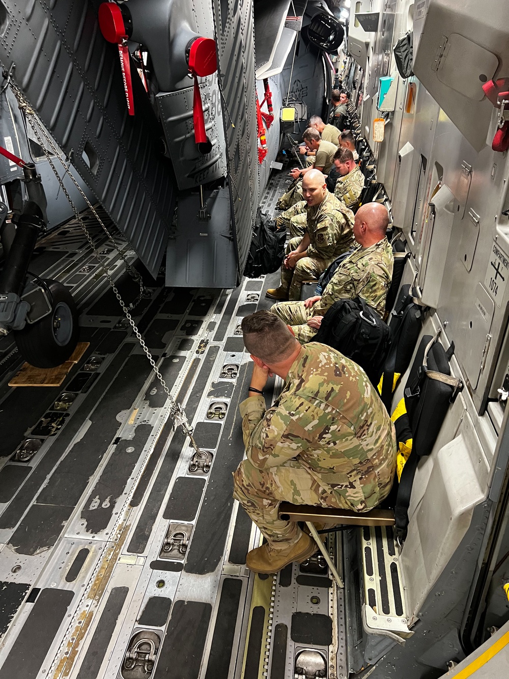 NY Air National Guard loadout for Operation Tapio mission