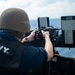 Sailors fire M2A1 .50 caliber machine gun