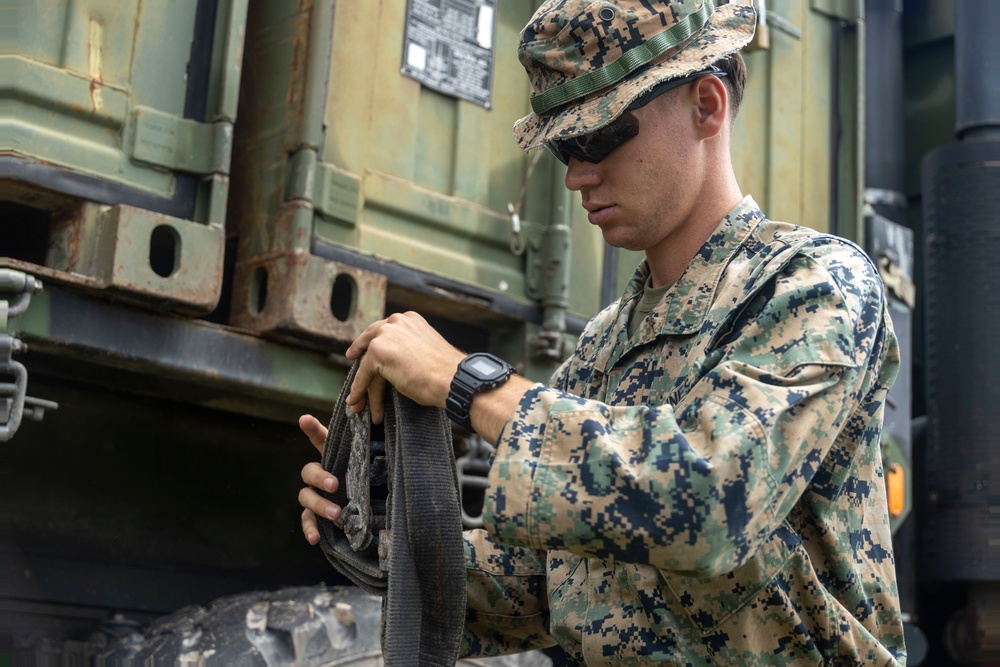 Combat Logistics Battalion 22 heads to the field for a Marine Corps Combat Readiness Evaluation (Day 1)