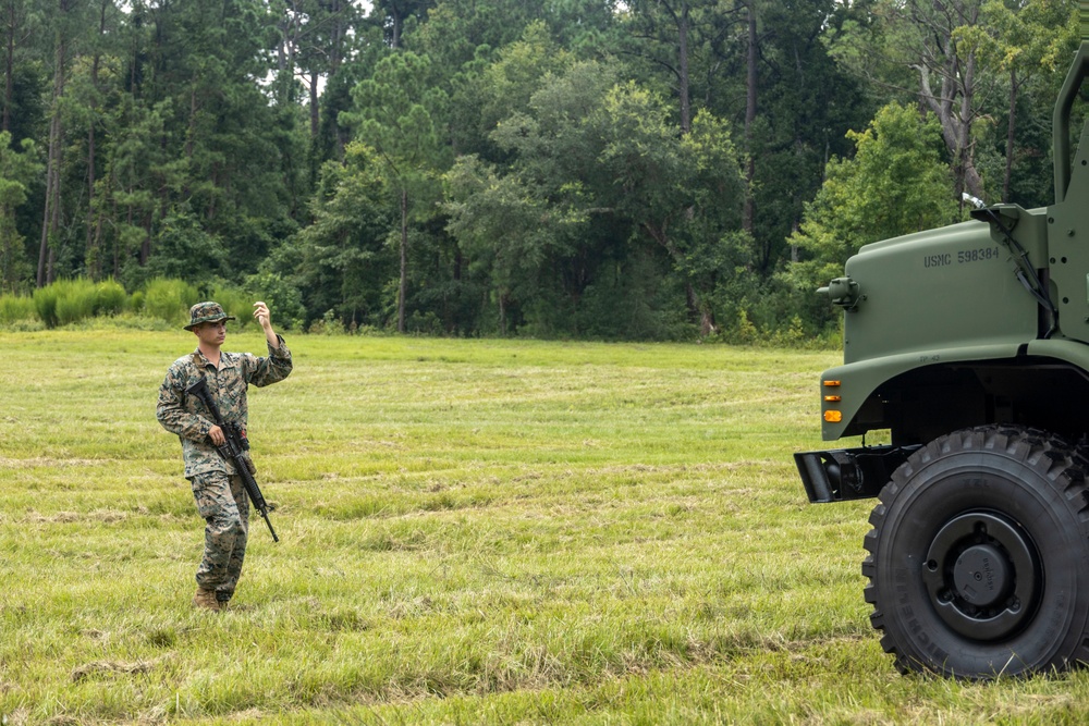 Combat Logistics Battalion 22 heads to the field for a Marine Corps Combat Readiness Evaluation (Day 1)