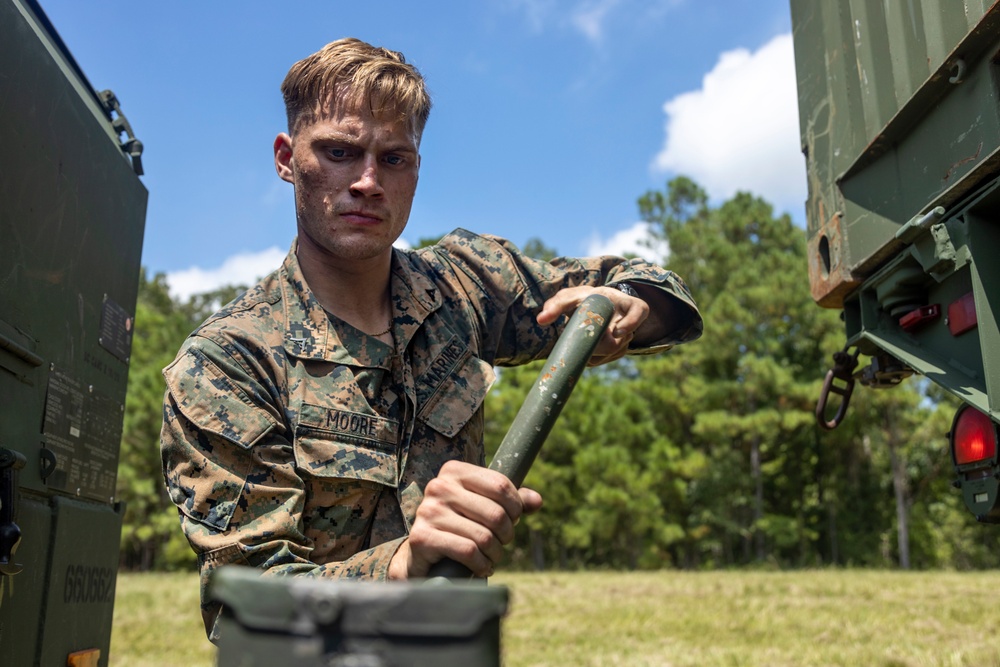 Combat Logistics Battalion 22 heads to the field for a Marine Corps Combat Readiness Evaluation (Day 1)