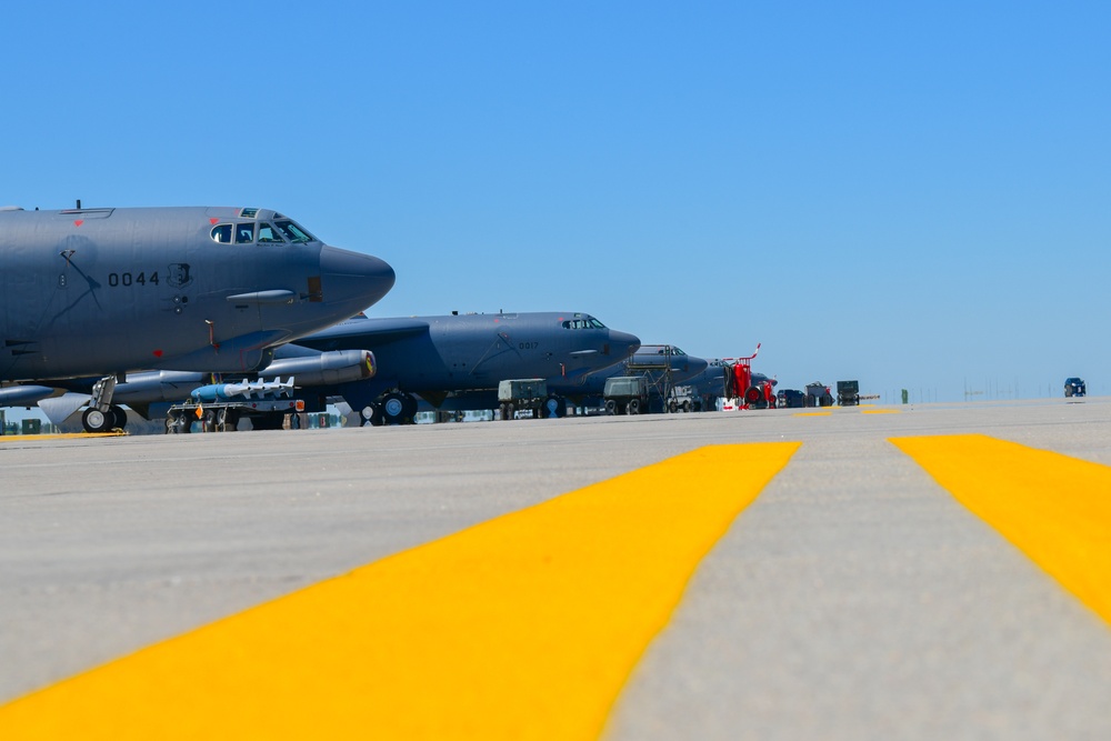 B-52H Stratofortress basking in the sun
