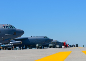 B-52H Stratofortress basking in the sun