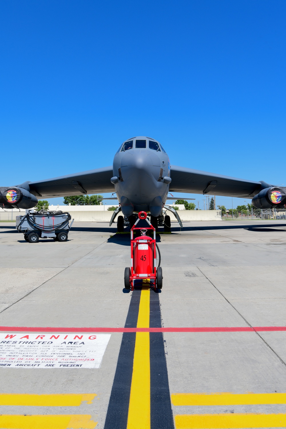 B-52H Stratofortress basking in the sun
