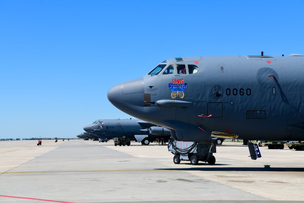 B-52H Stratofortress basking in the sun