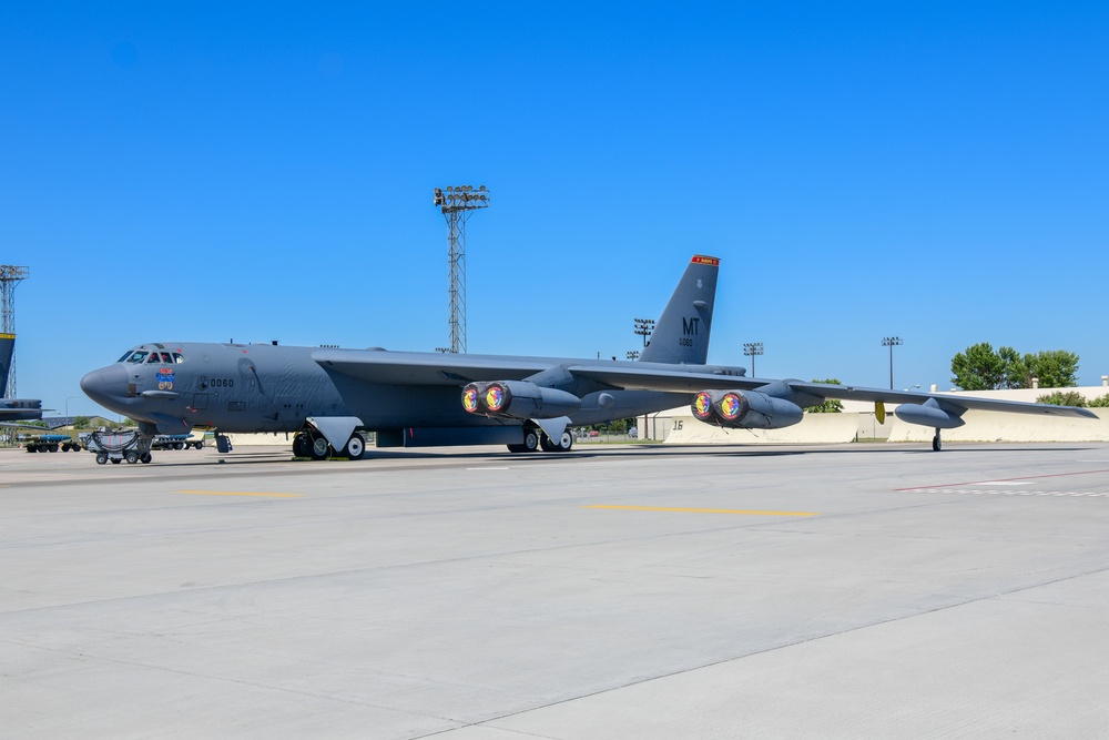 B-52H Stratofortress basking in the sun