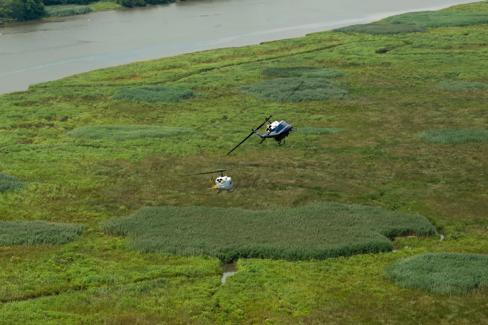 1st Helicopter Squadron Flies Over Maryland