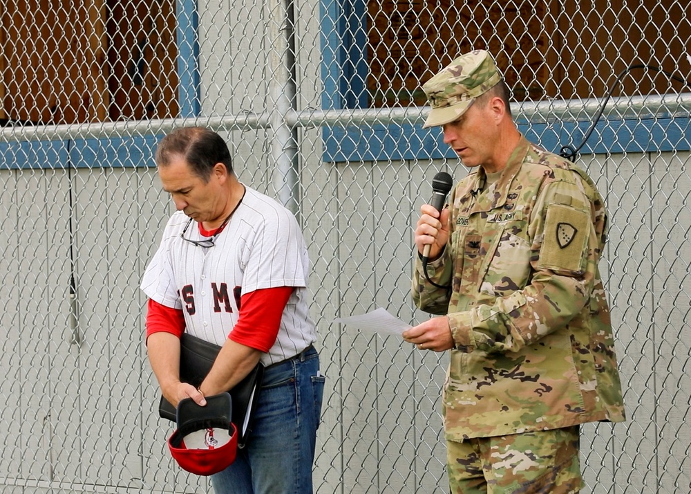 State command chaplain pitches faith as local baseball coach