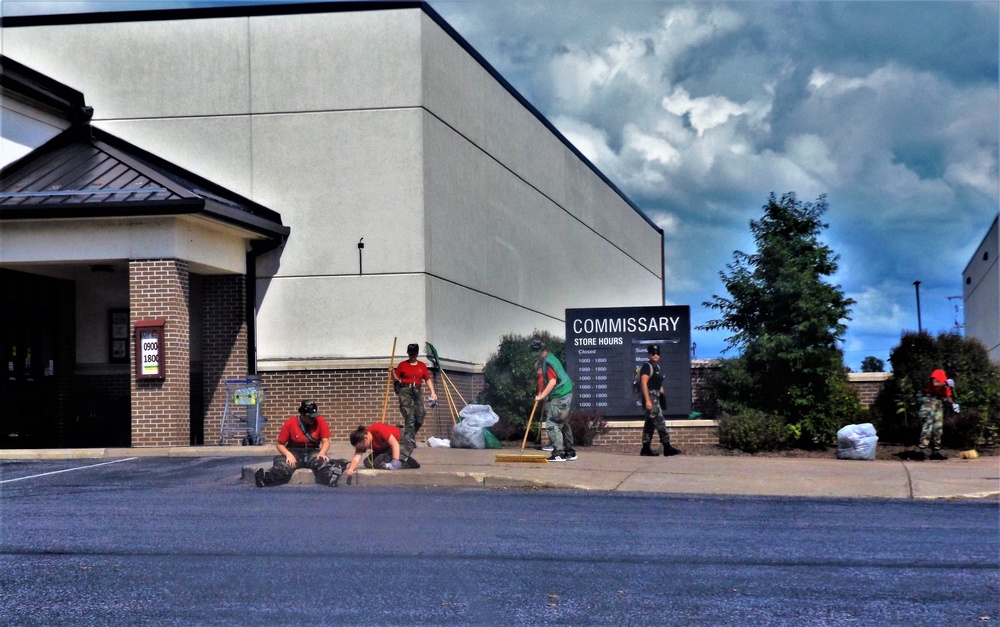 Wisconsin Challenge Academy cadets support cleanup effort at Fort McCoy