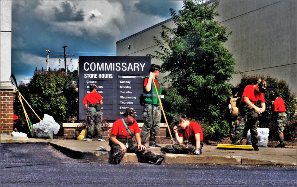 Wisconsin Challenge Academy cadets support cleanup effort at Fort McCoy