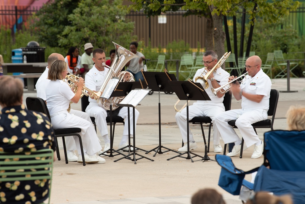 U.S. Navy Band Chamber Groups perform at Alethia Tanner Park