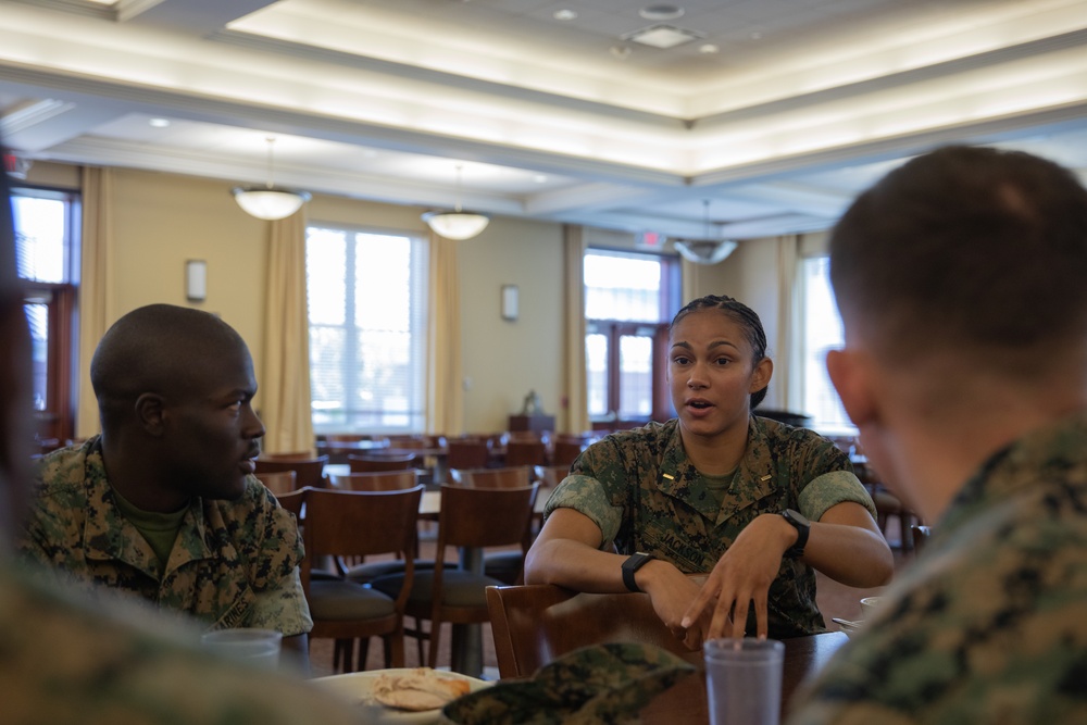 MARFORRES DAOP Marines Visit TBS