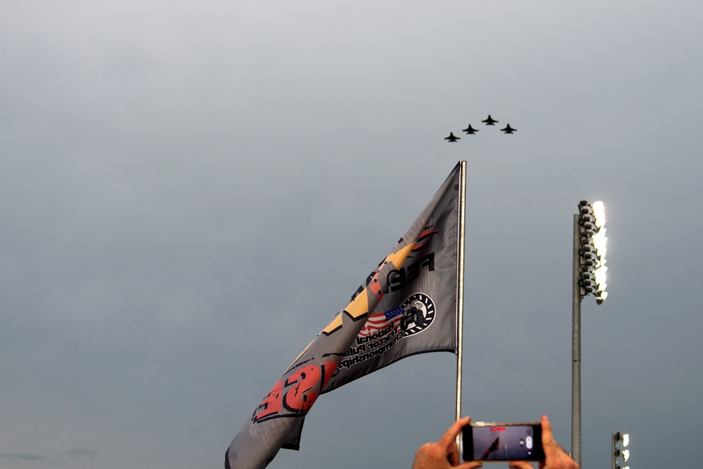 180FW Conducts Flyby at 2022 National Tractor Pulling Championships