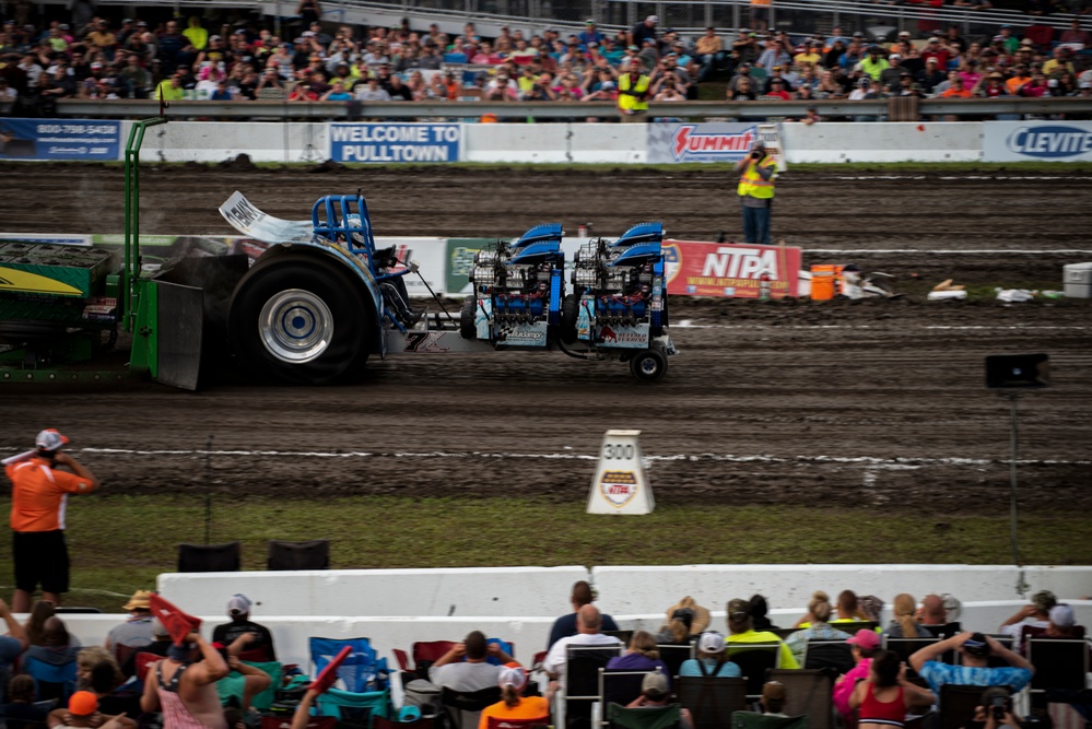 180FW Conducts Flyby at 2022 National Tractor Pulling Championships