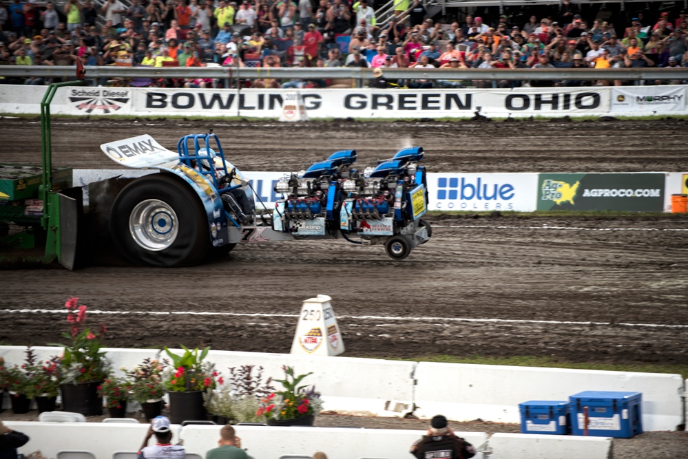 180FW Conducts Flyby at 2022 National Tractor Pulling Championships