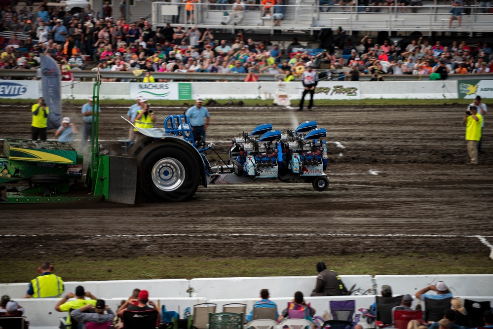 180FW Conducts Flyby at 2022 National Tractor Pulling Championships