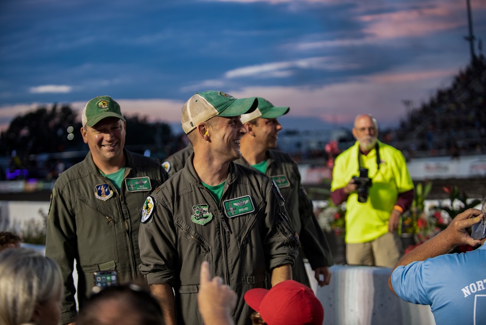 180FW Conducts Flyby at 2022 National Tractor Pulling Championships