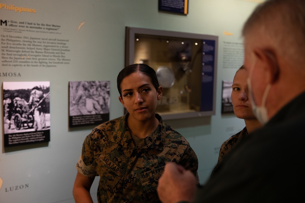 MARFORRES DAOP Marines Visit National Museum of the Marine Corps