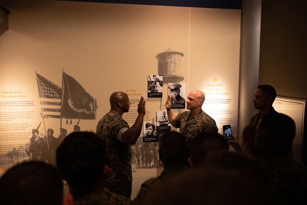 MARFORRES DAOP Marines Visit Marine Corps Museum