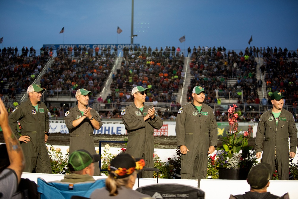 180FW Conducts Flyby at 2022 National Tractor Pulling Championships