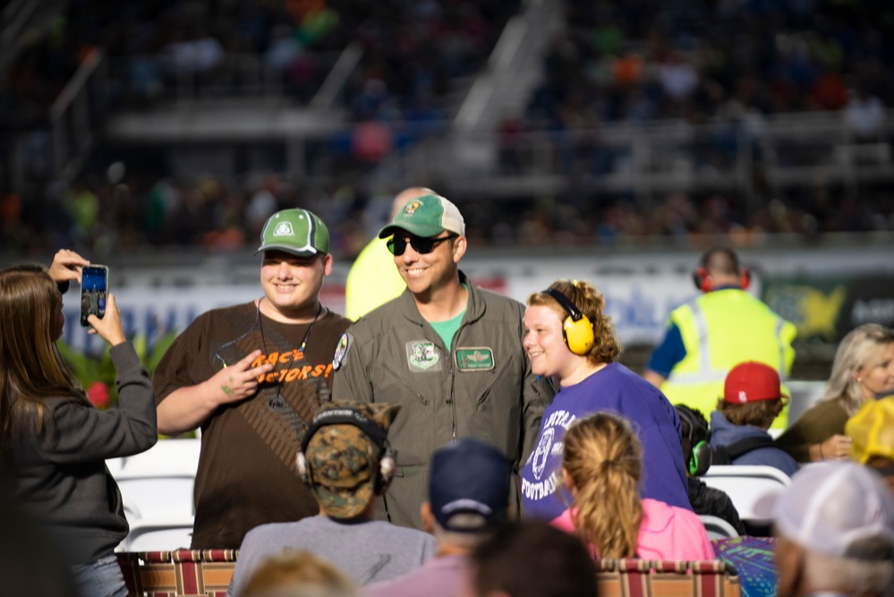 180FW Conducts Flyby at 2022 National Tractor Pulling Championships