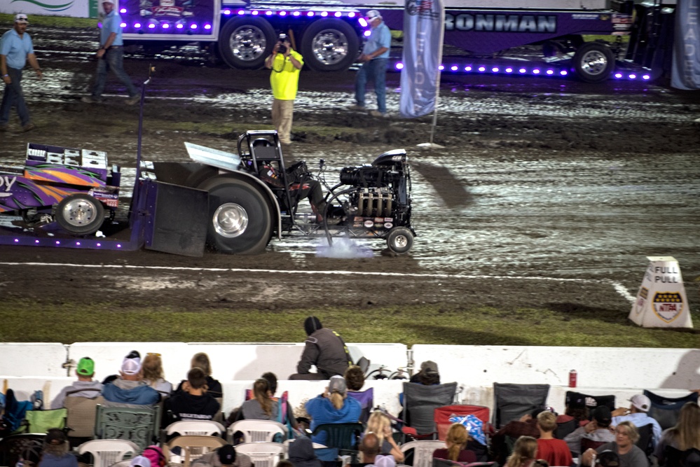 180FW Conducts Flyby at 2022 National Tractor Pulling Championships