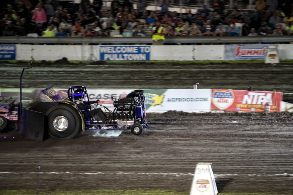 180FW Conducts Flyby at 2022 National Tractor Pulling Championships