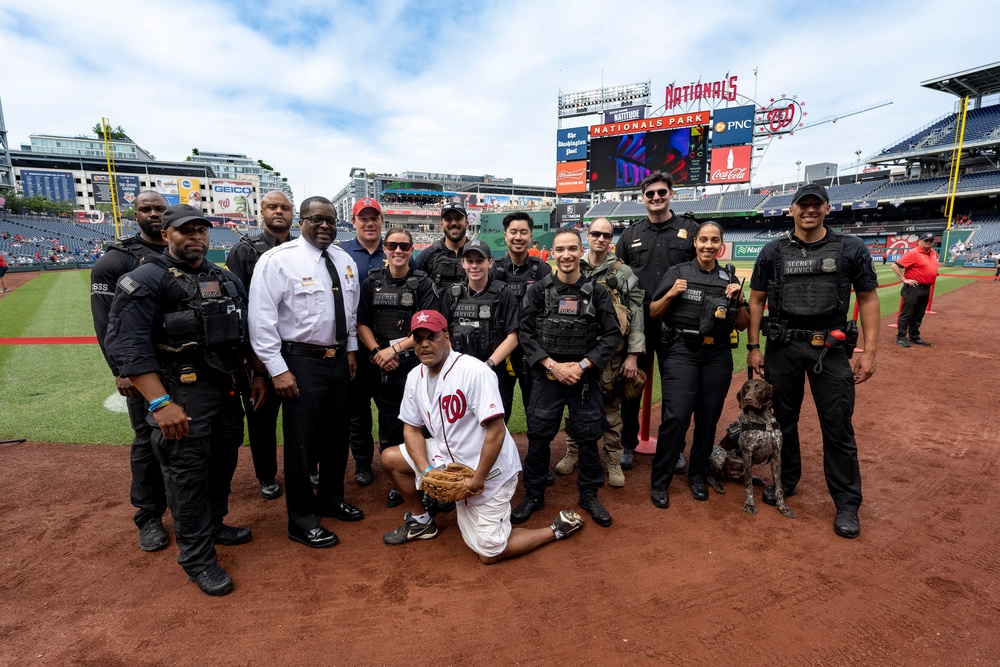 US Secret Service at Nationals Park