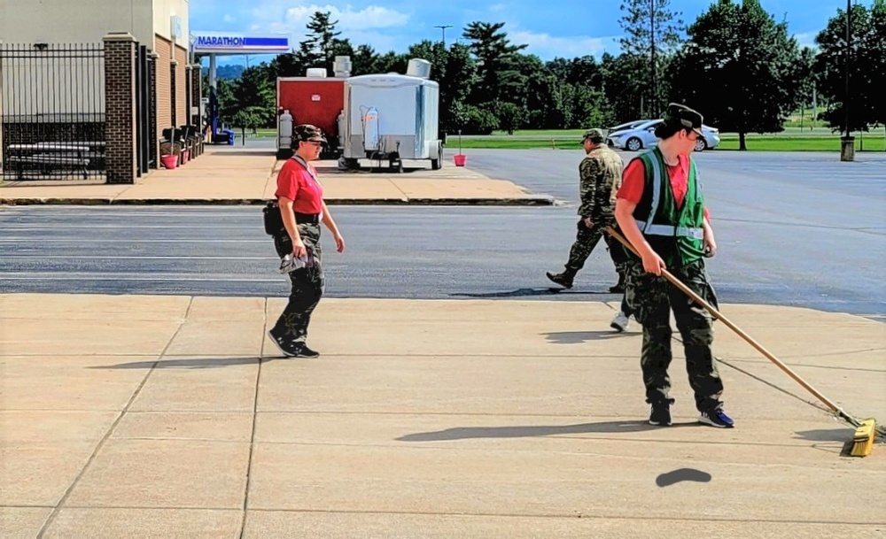 Wisconsin Challenge Academy cadets support cleanup effort at Fort McCoy