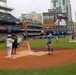 Abraham Lincoln and Carl Vinson Sailors at San Diego Padres game